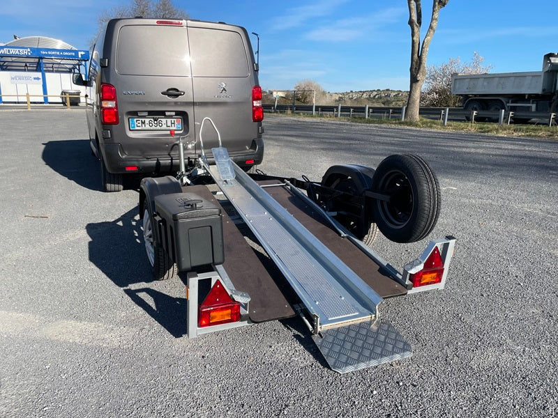 Remorque moto 2,50 m/600 kg TYPE-TOP