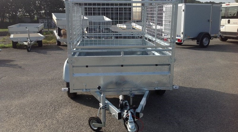 Remorque Lider robuste avec 4 freins – PTAC 750 kg – 200 x 134 cm – 1 essieu