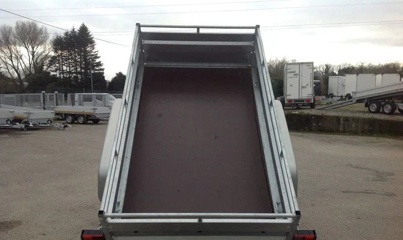 Remorque benne Lider robuste, PTAC 1500 kg, double essieu avec freins