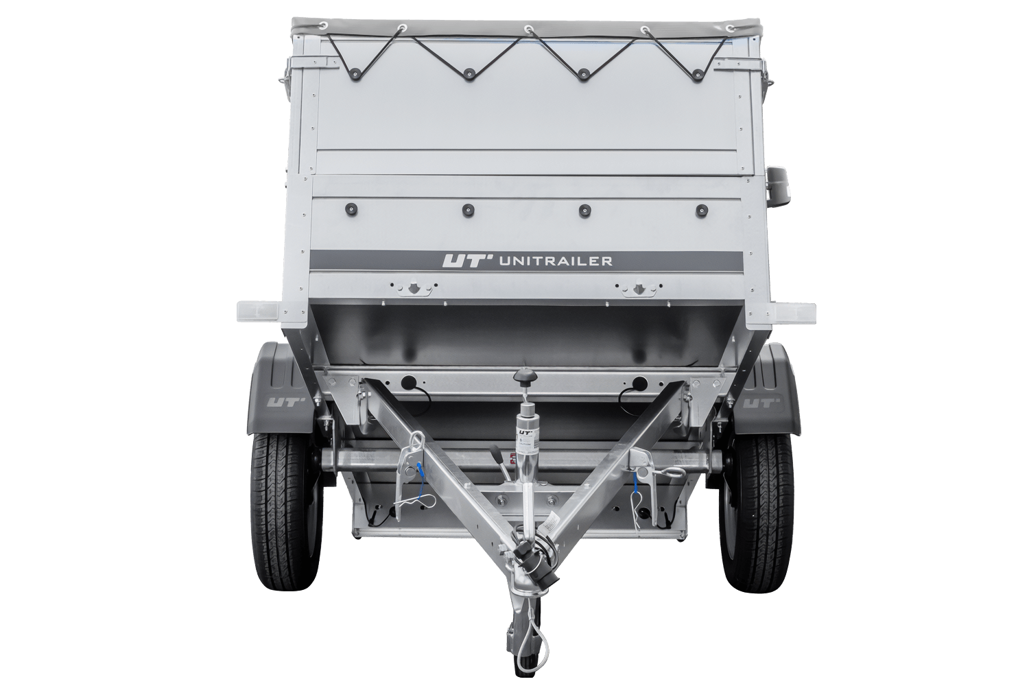 Remorque neuve 200x106 avec bâche plate, rehausses de ridelles et roue jockey - Garden Trailer 200 KIPP