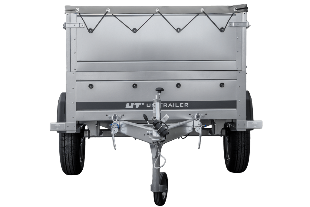 Remorque neuve 200x106 avec bâche plate, rehausses de ridelles et roue jockey - Garden Trailer 200 KIPP