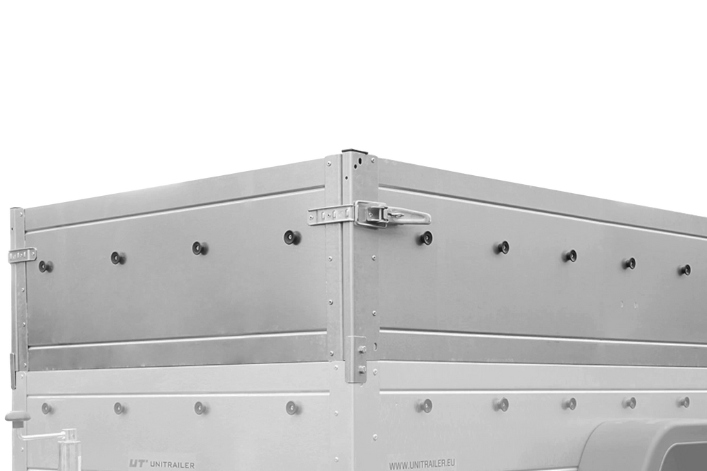 Remorque neuve 200x106 avec bâche plate, rehausses de ridelles et roue jockey - Garden Trailer 200 KIPP