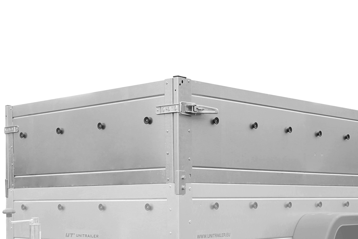 Remorque neuve 200x106 avec bâche plate, rehausses de ridelles et roue jockey - Garden Trailer 200 KIPP
