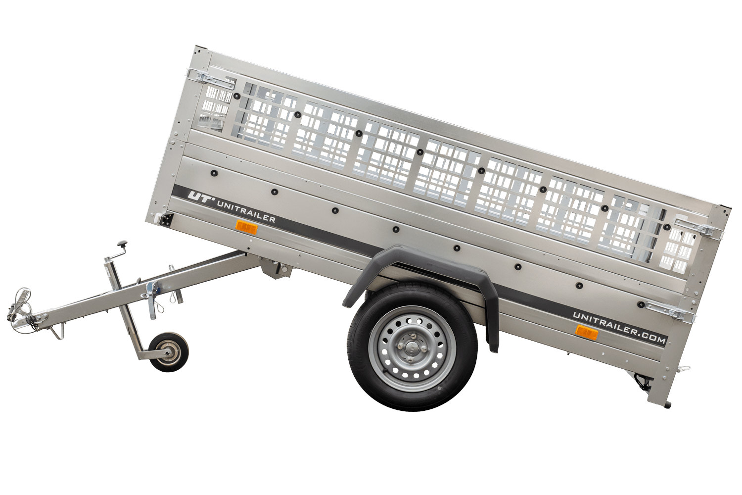 Unitrailer GARDEN TRAILER 230 KIPP (NEW) remorque voiture avec roue jockey et côtés grillagés