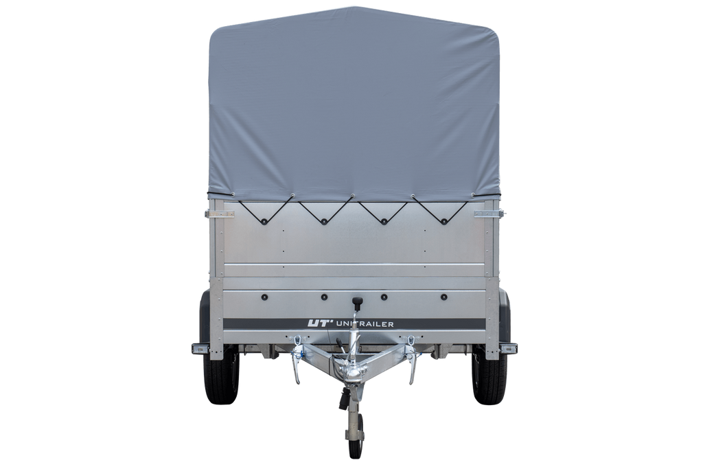 Remorque haute avec rehausses de ridelles et bâche haute - 2,30 x 1,25 m - Garden Trailer 230 KIPP