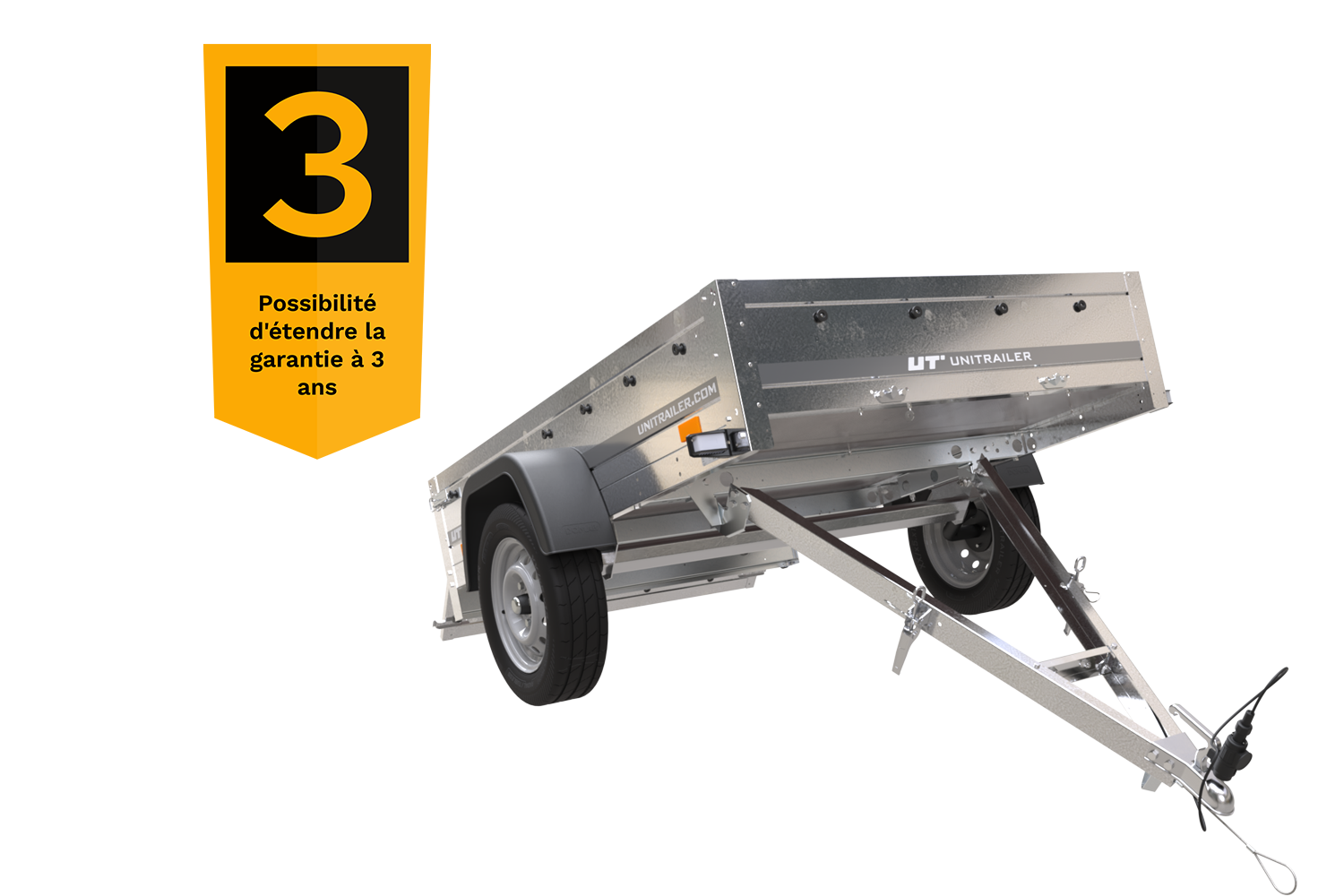 Remorque Garden Trailer 201 KIPP 200 x 125 cm