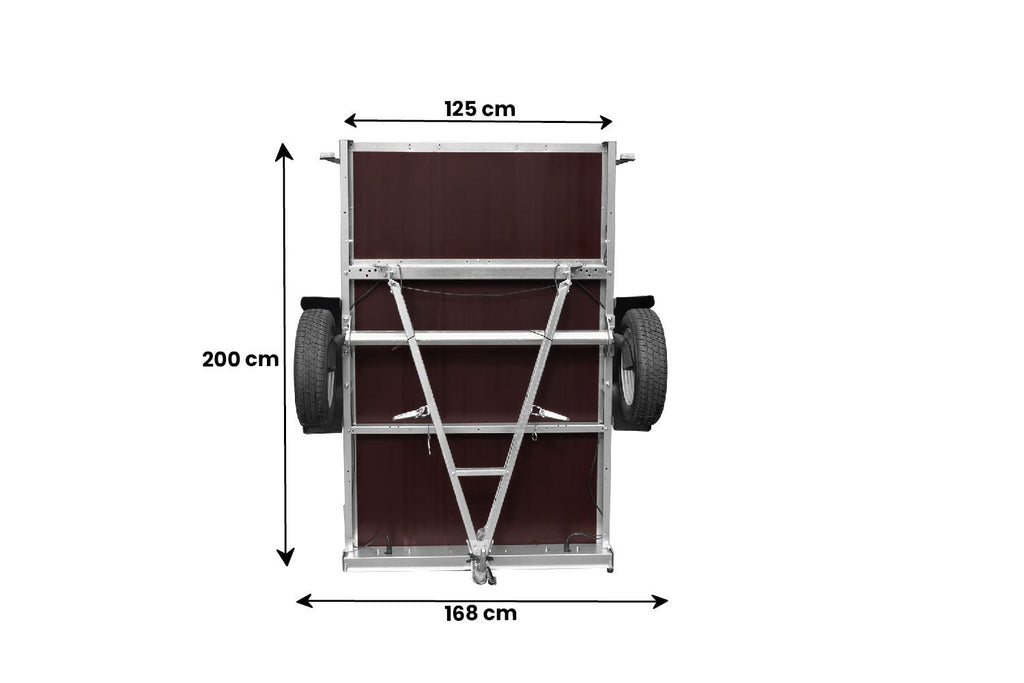 Remorque Garden Trailer 201 KIPP 200 x 125 cm